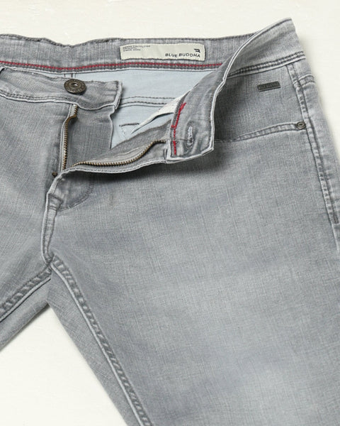 Light Grey Slim Ankle Denim - Jeans - 250710409