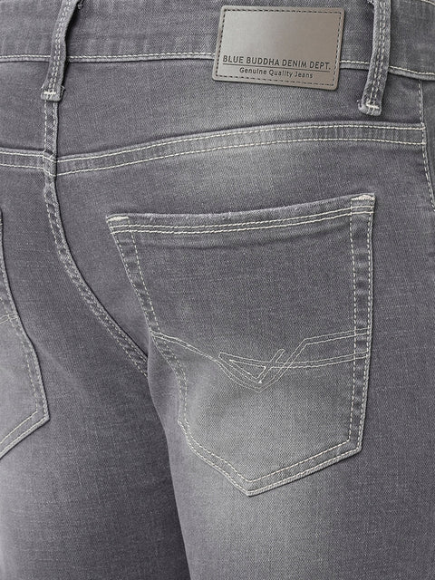 Light Grey Slim Fit Jeans - Jeans - 230710517