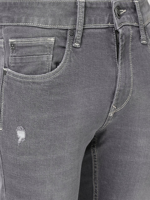 Light Grey Slim Fit Jeans - Jeans - 230710517