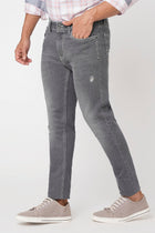 Light Grey Slim Fit Jeans - Jeans - 230710517