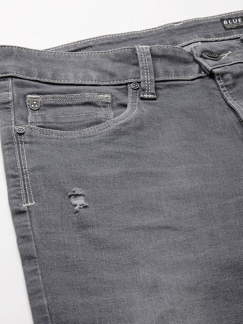 Light Grey Slim Fit Jeans - Jeans - 230710517