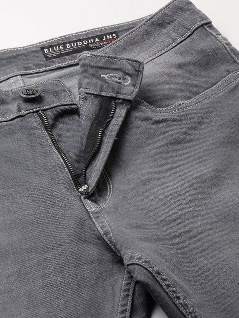 Light Grey Slim Fit Jeans - Jeans - 230710517