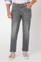 Light Grey Slim Fit Jeans - Jeans - 230710517