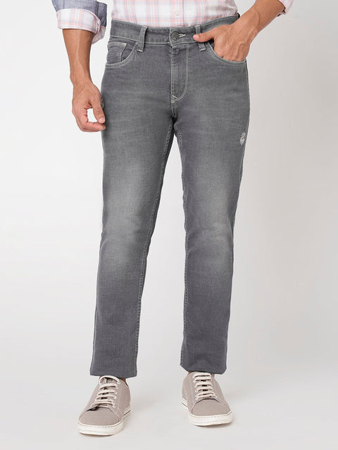 Light Grey Slim Fit Jeans - Jeans - 230710517