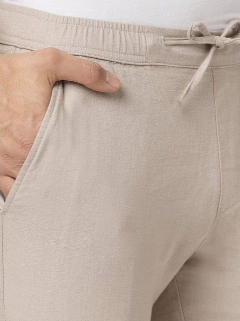 LIGHT GREY SLIM TRAVELLER PANTS - Trousers - 251241657