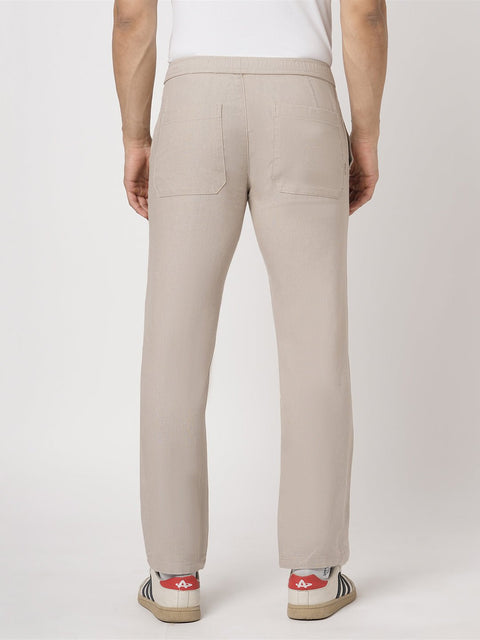 LIGHT GREY SLIM TRAVELLER PANTS - Trousers - 251241657