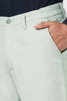 LIGHT GREY SLIM TRAVELLER TROUSER - Trousers - 251141416