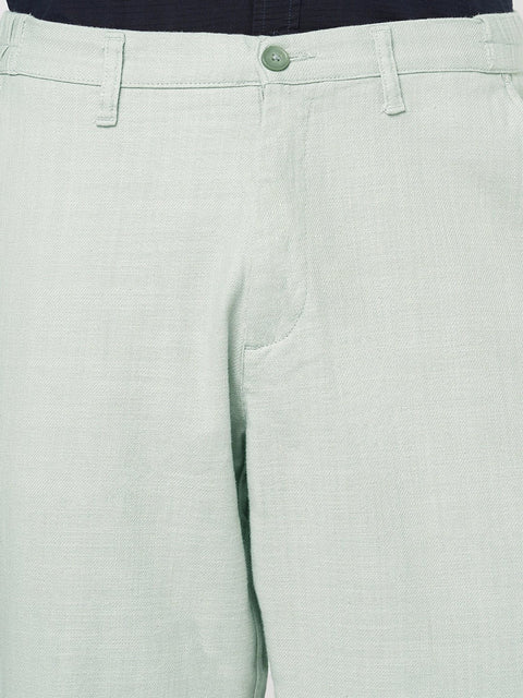 LIGHT GREY SLIM TRAVELLER TROUSER - Trousers - 251141416