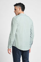 Light Grey Solid Cotton Shirt Kurta - Kurta - 240126593