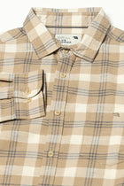 Light Khakhi Checkered Shirt - Shirts - 250531168