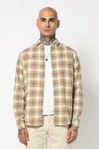 Light Khakhi Checkered Shirt - Shirt - 250531168