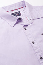Light Lavender Solid Shirt - Shirt - 230324472