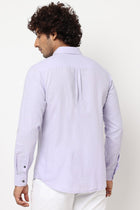 Light Lavender Solid Shirt - Shirt - 230324472