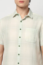 Light Mint Checks Shirt - Shirt - 240728340