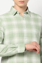 LIGHT MINT CHECKS TAILORED MENS SHIRT-Shirt - 240828502