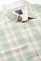 Light Mint Plaid Cotton Shirt - Shirt - 230424667