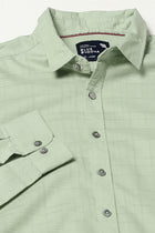 Light Mint Solid Tailored Fit Shirt - Shirts - 250331048