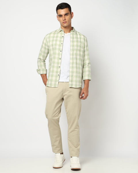 Light Mint Tailored Fit Shirt - Shirts - 250531188