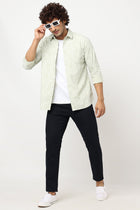 Light Olive Overall Printed Shirt - Shirt - 230524841