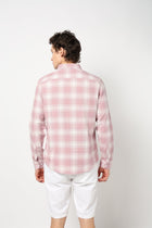 LIGHT PINK CHECKS TAILORED MENS SHIRT-Shirt - 240828497