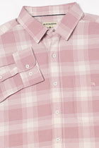 LIGHT PINK CHECKS TAILORED MENS SHIRT-Shirt - 240828497