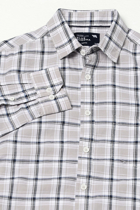Light Purple Checkered Shirt - Shirts - 250330928