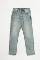 Light Stone Blue Relax Fit Jeans - Jeans - 240110013