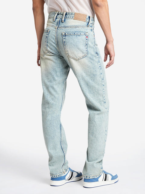 Light Stone Blue Relax Fit Jeans - Jeans - 240110013