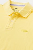 Light Yellow Polo Cotton T-Shirt - T-Shirt - 240100017