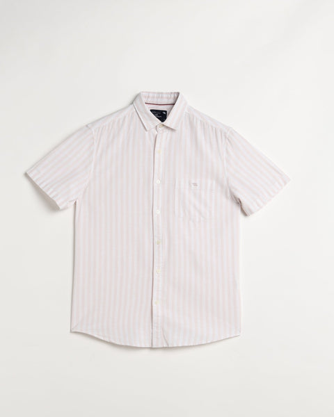 LIOV Light Pink Striped Shirt - Shirt - 250230644