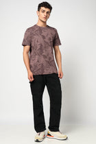 LUSCO Leaf - Print t-shirt - T-Shirt - 2411300982