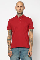 MAROON PLACEMENT POLO - T Shirt - 250730328