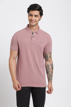 Mauve Polo Cotton T-Shirt - T-Shirt - 231231271