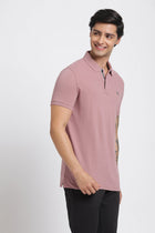 Mauve Polo Cotton T-Shirt - T-Shirt - 231231271