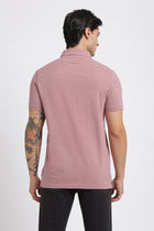 Mauve Polo Cotton T-Shirt - T-Shirt - 231231271