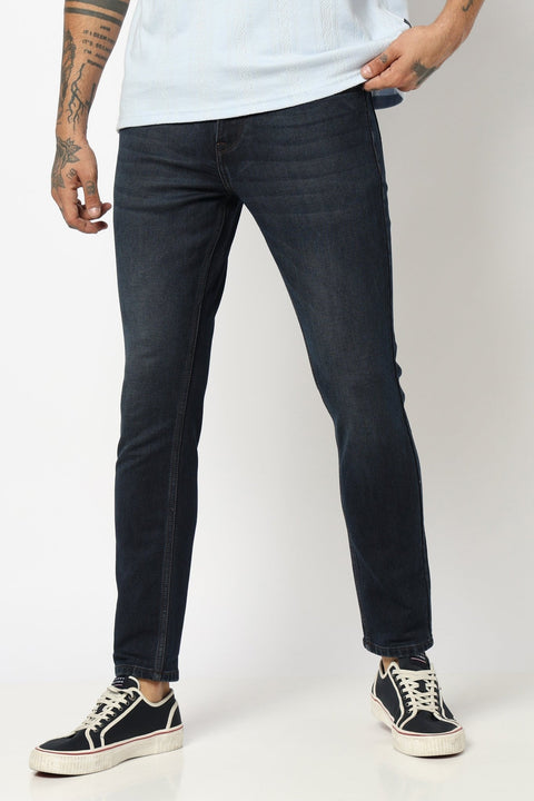 MENS DARK BLUE ANKLE FIT JEANS - Jeans - 250810479