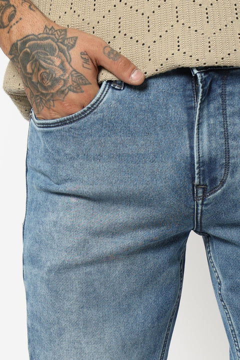 MENS LIGHT BLUE ANKLE FIT JEANS - Jeans - 250810494