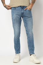 MENS LIGHT BLUE ANKLE FIT JEANS - Jeans - 250810494