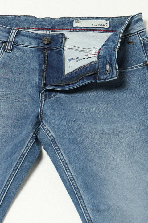 MENS LIGHT BLUE ANKLE FIT JEANS - Jeans - 250810494