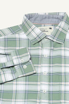 MERIK Light Mint Checkered Shirt - Shirt - 250330873