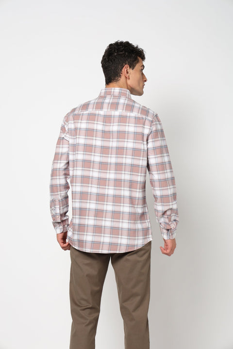 MERIK Mid Pink Checkered Shirt - Shirt - 250330878