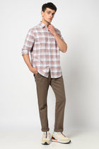 MERIK Mid Pink Checkered Shirt - Shirt - 250330878