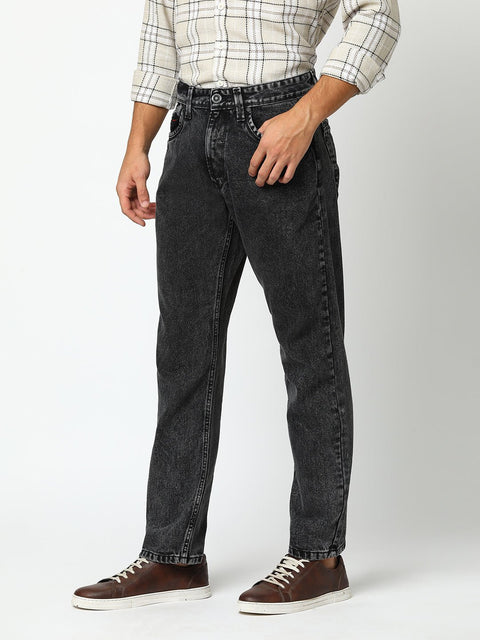 Mid Black Relaxed Fit Jeans - Jeans - 240210124