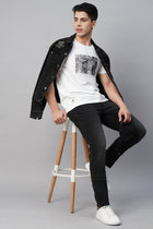Mid Black Slim Fit Jeans - Jeans - 221211152