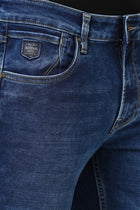 MID BLUE ANKLE FIT KNITTED DENIM - Jeans - 250810619