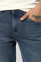 MID BLUE ANKLE FIT MENS JEANS - Jeans - 250710419