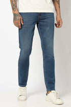 MID BLUE ANKLE FIT MENS JEANS - Jeans - 250710419