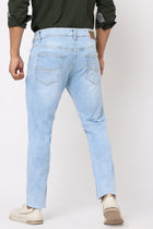 Mid Blue Distressed Jeans - Jeans - 230510406