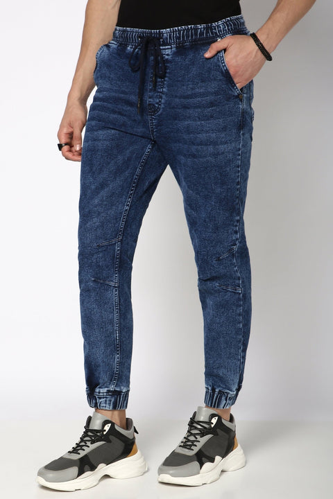 Mid Blue Jogger - Jeans - 241010142