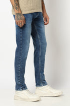 MID BLUE MENS SLIM DENIM - Jeans - 250810548